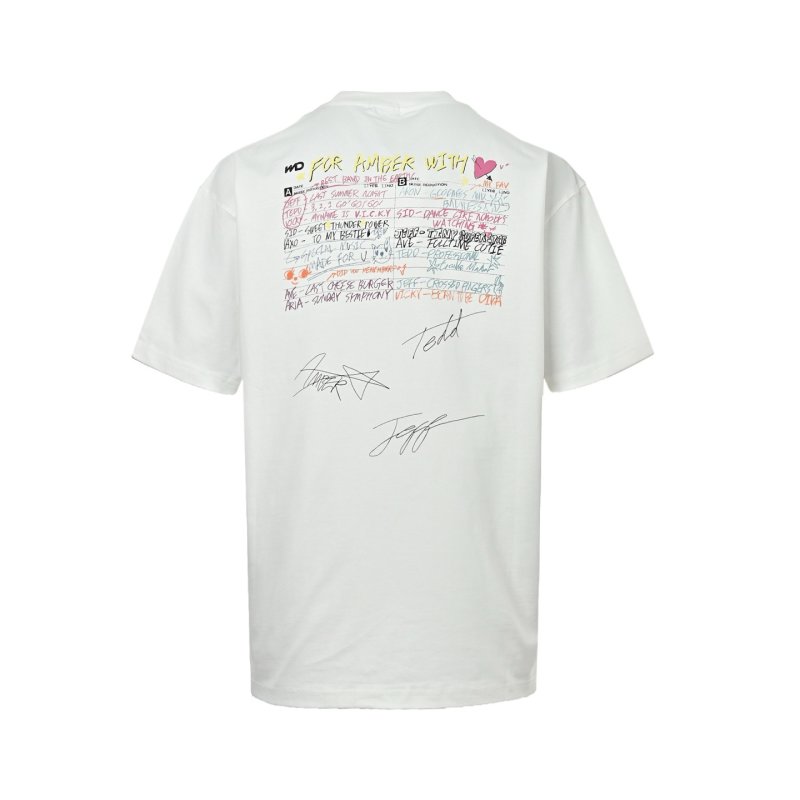 White Oversized Short-Sleeve T-Shirt with Chest Logo view