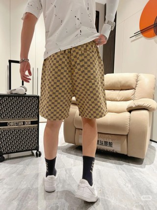Gucci GG Monogram Beige Shorts view 4