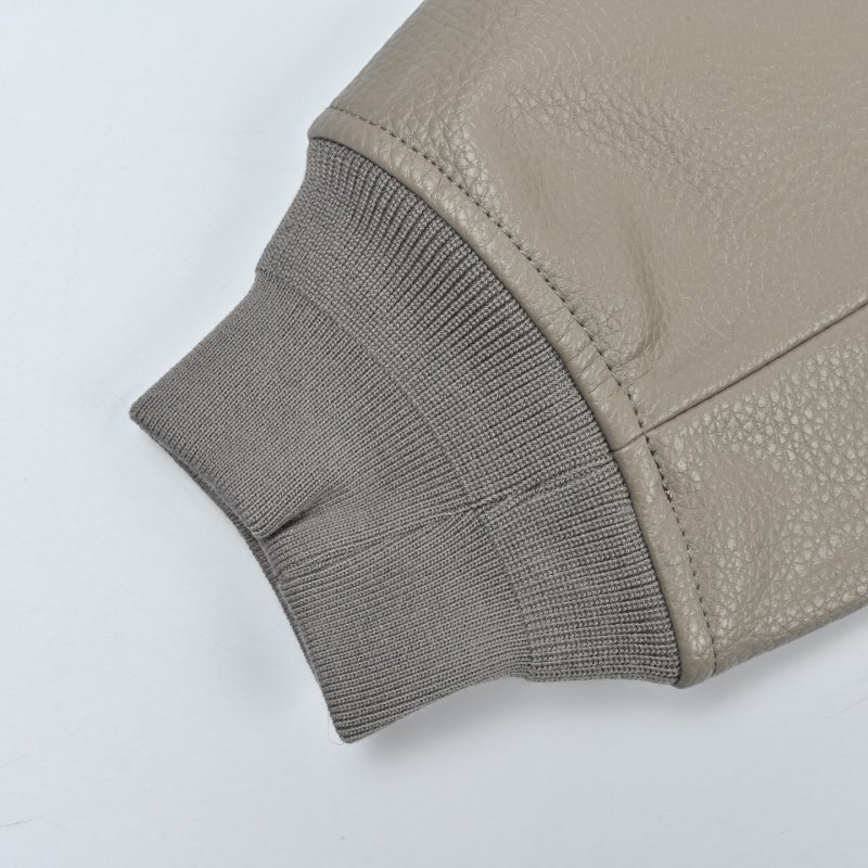 Mauve Colorblock Bomber Jacket with Ribbed Cuffs view