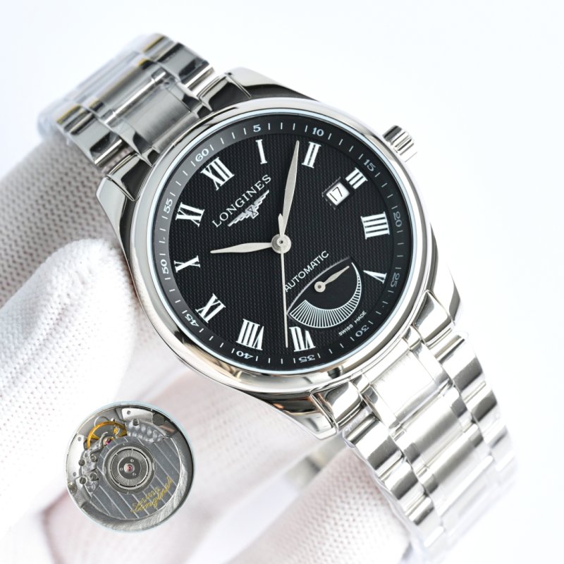 Longines Master Collection Automatic Watch Black Dial