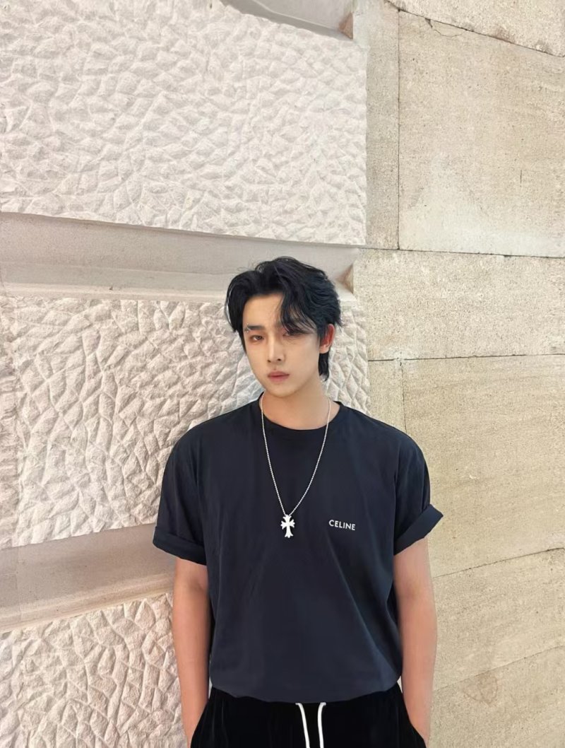 Celine Logo Black T-Shirt