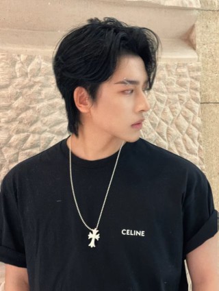 Celine Logo Black T-Shirt view 2