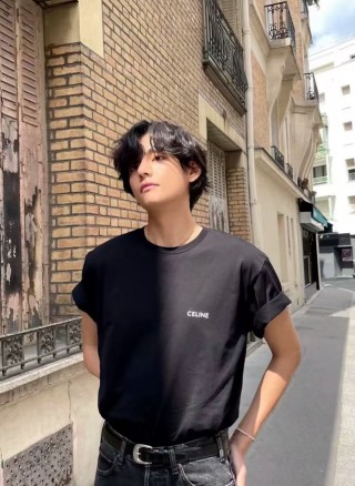 Celine Logo Black T-Shirt view 5