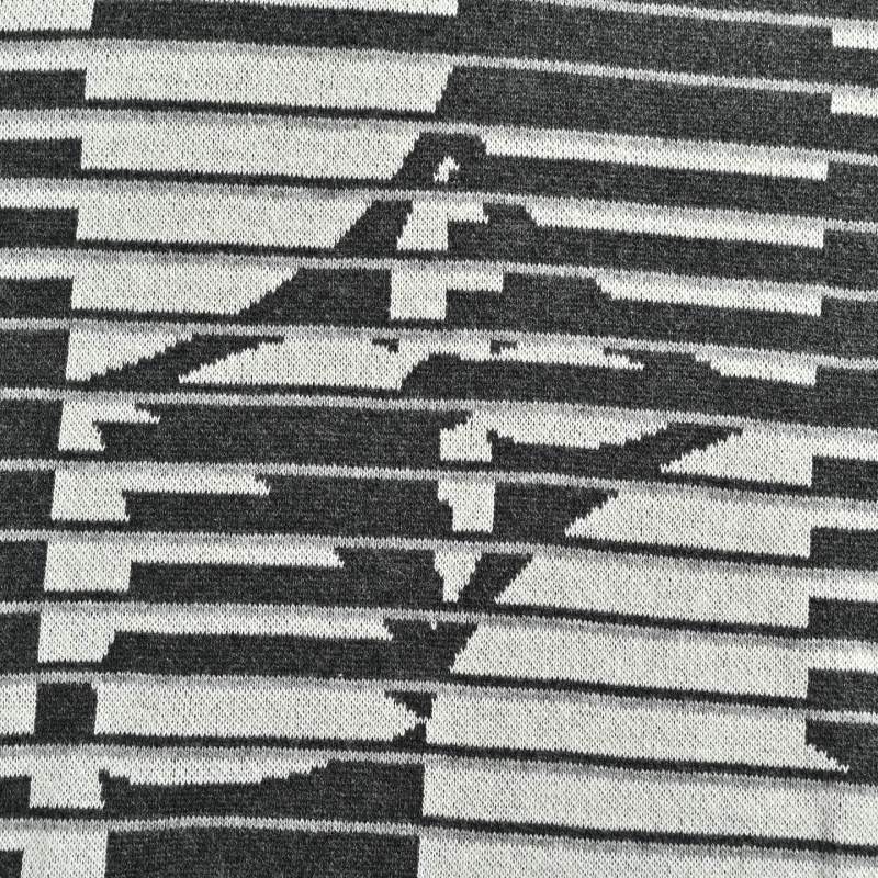 Black & White Striped Graphic Short Sleeve T-Shirt view