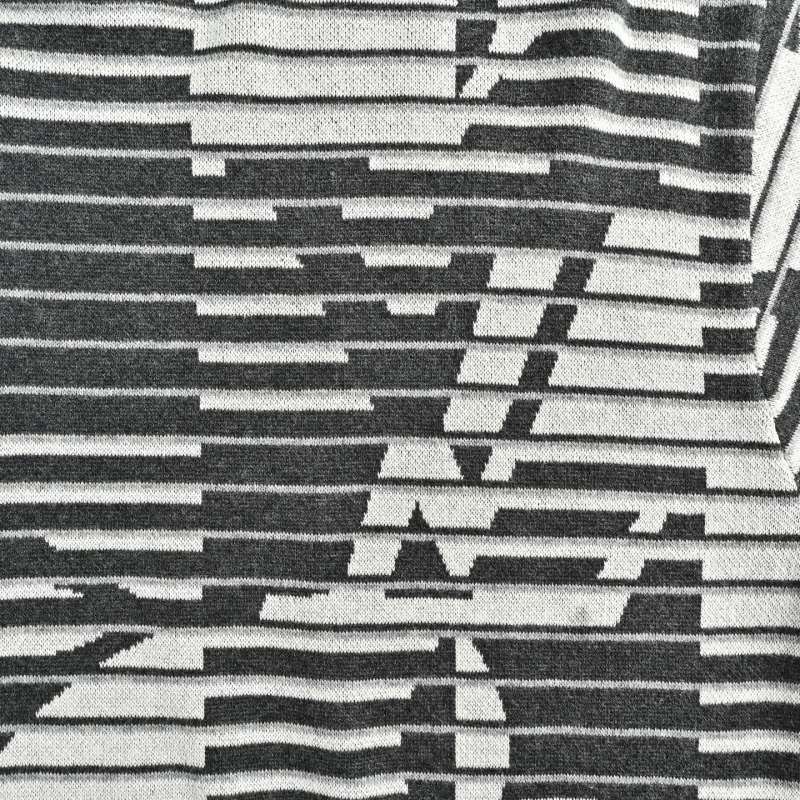 Black & White Striped Graphic Short Sleeve T-Shirt view