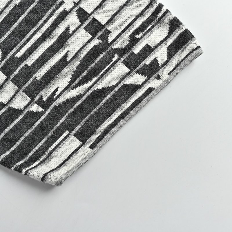 Black & White Striped Graphic Short Sleeve T-Shirt view