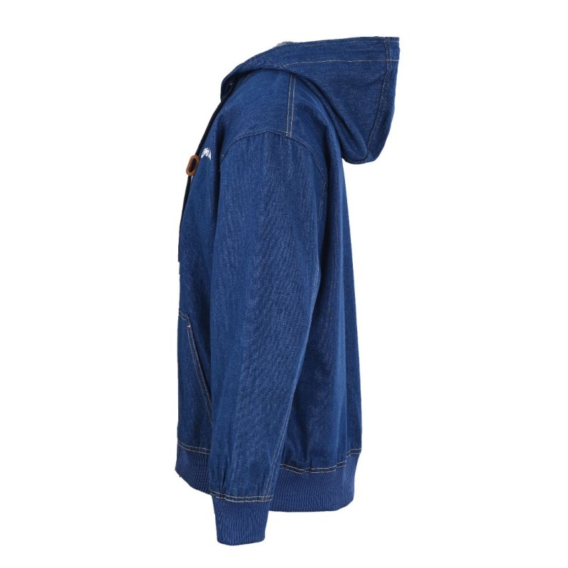 Dior Christian Dior Navy Denim Zip Hoodie Jacket view