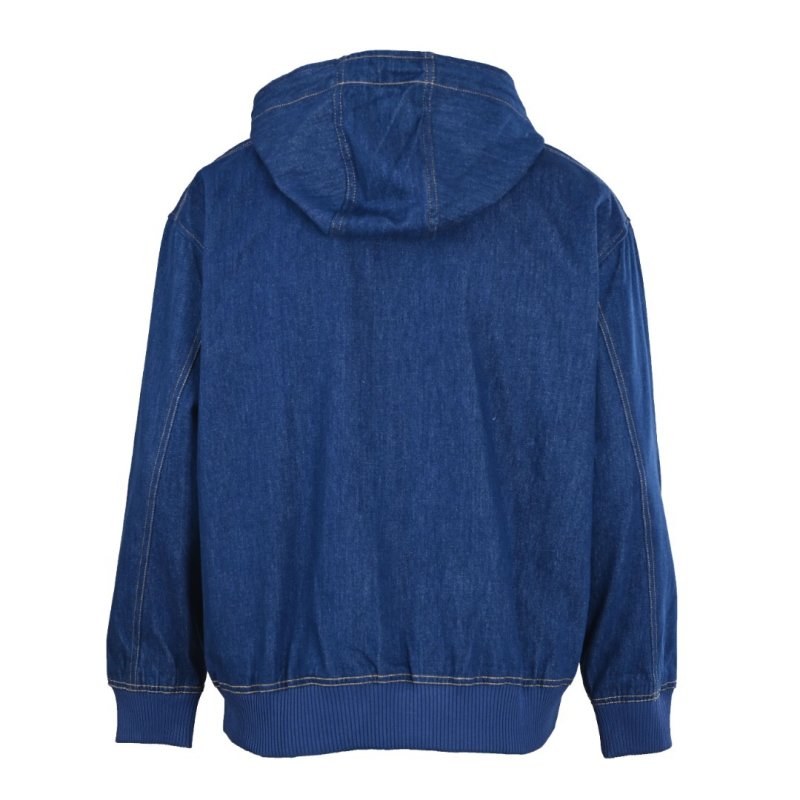 Dior Christian Dior Navy Denim Zip Hoodie Jacket view