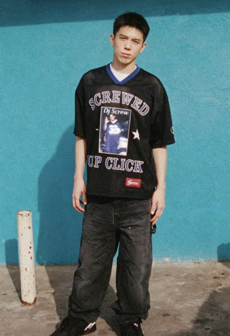 Screwed Up Click DJ Screw Black Graphic T-Shirt view
