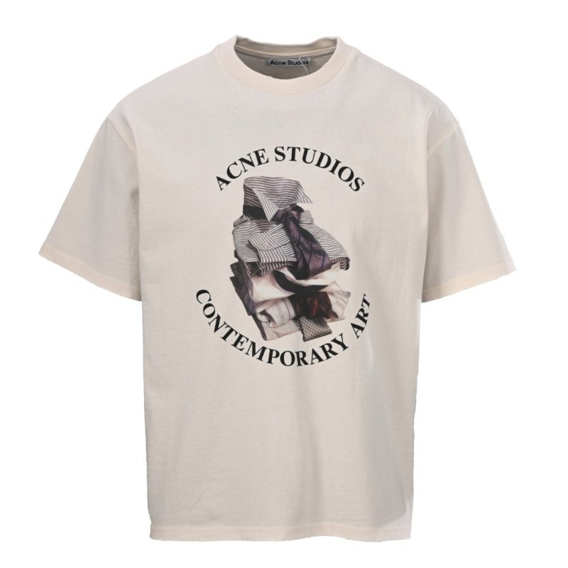 Stone Island Contemporary Graphic Cream T-Shirt view