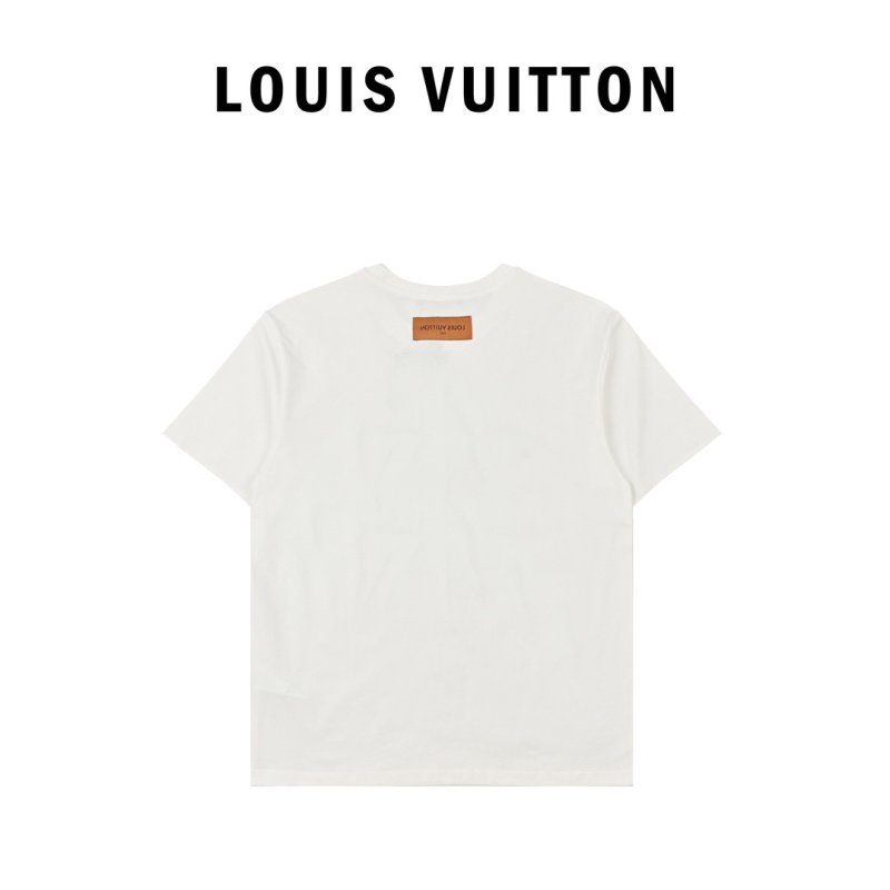 Louis Vuitton Script Logo White T-Shirt view