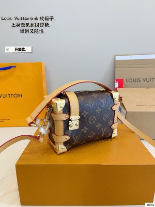 Louis Vuitton Monogram Trunk Soft Box Crossbody Bag view 2