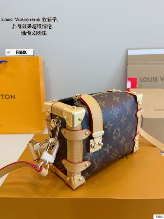 Louis Vuitton Monogram Trunk Soft Box Crossbody Bag view 3