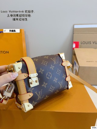Louis Vuitton Monogram Trunk Soft Box Crossbody Bag view 4