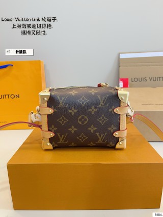 Louis Vuitton Monogram Trunk Soft Box Crossbody Bag view 6