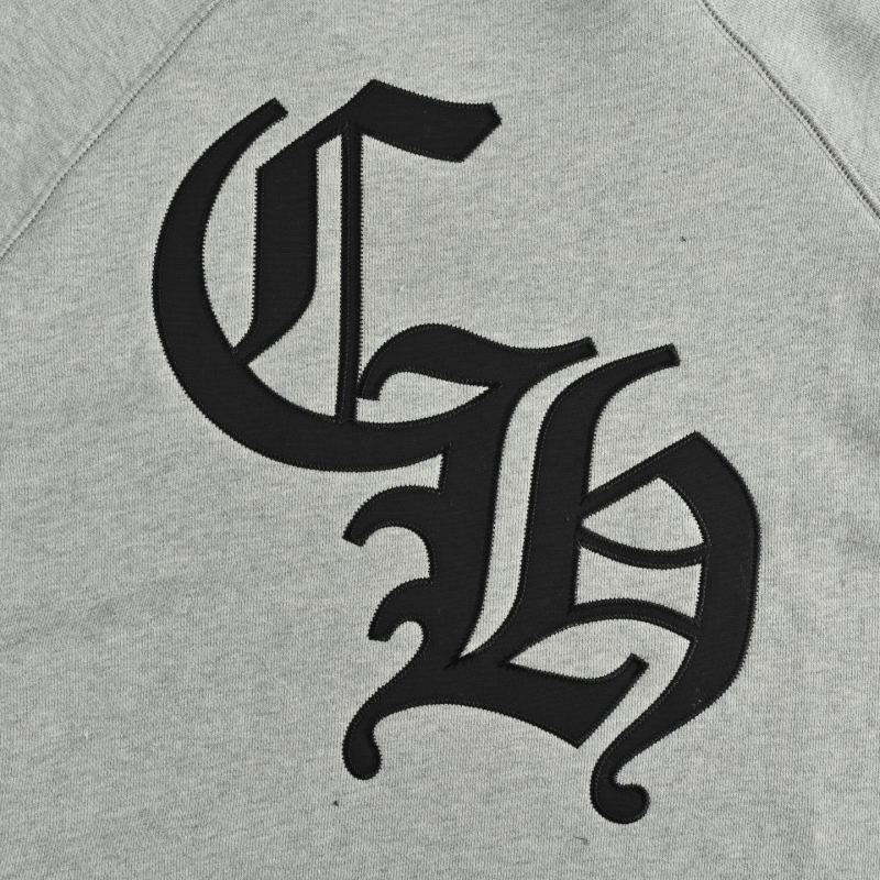 Chrome Hearts Cross Logo Oversized Hoodie Heather Grey view