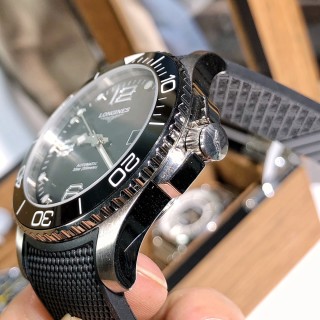 Longines Conquest Automatic Steel Black Dial Watch 40mm view 7