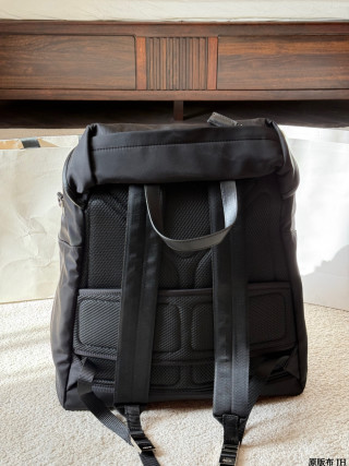 Prada SS24 Recycled Nylon Backpack Black view 4