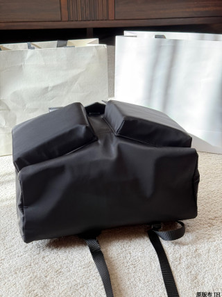 Prada SS24 Recycled Nylon Backpack Black view 5