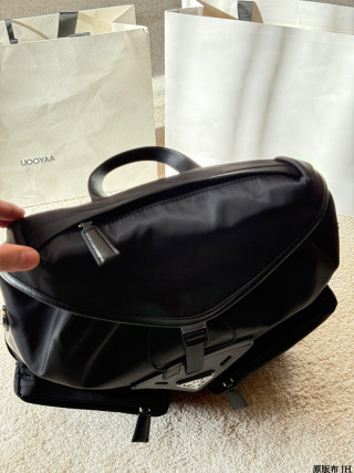 Prada SS24 Recycled Nylon Backpack Black view 7