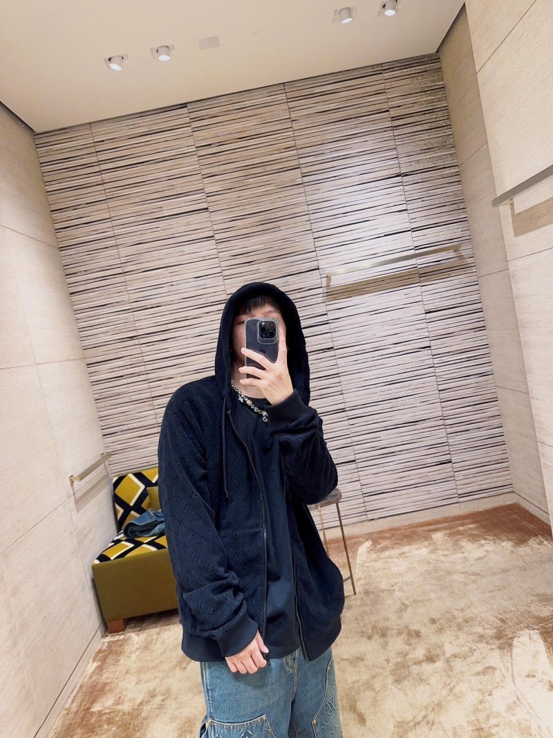 Black Oversized Denim Zip Jacket