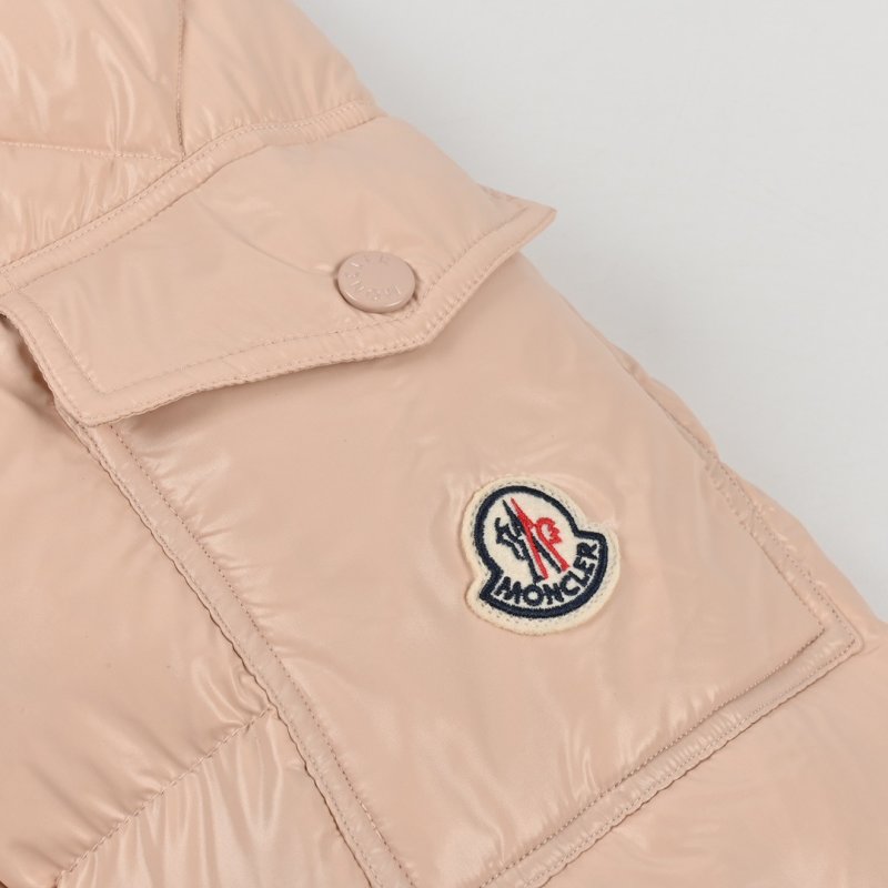 Chanel Pink Puffy Down Jacket view