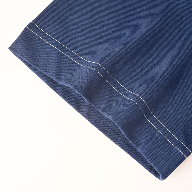 AMI Indigo Blue Short Sleeve Crewneck T-Shirt view
