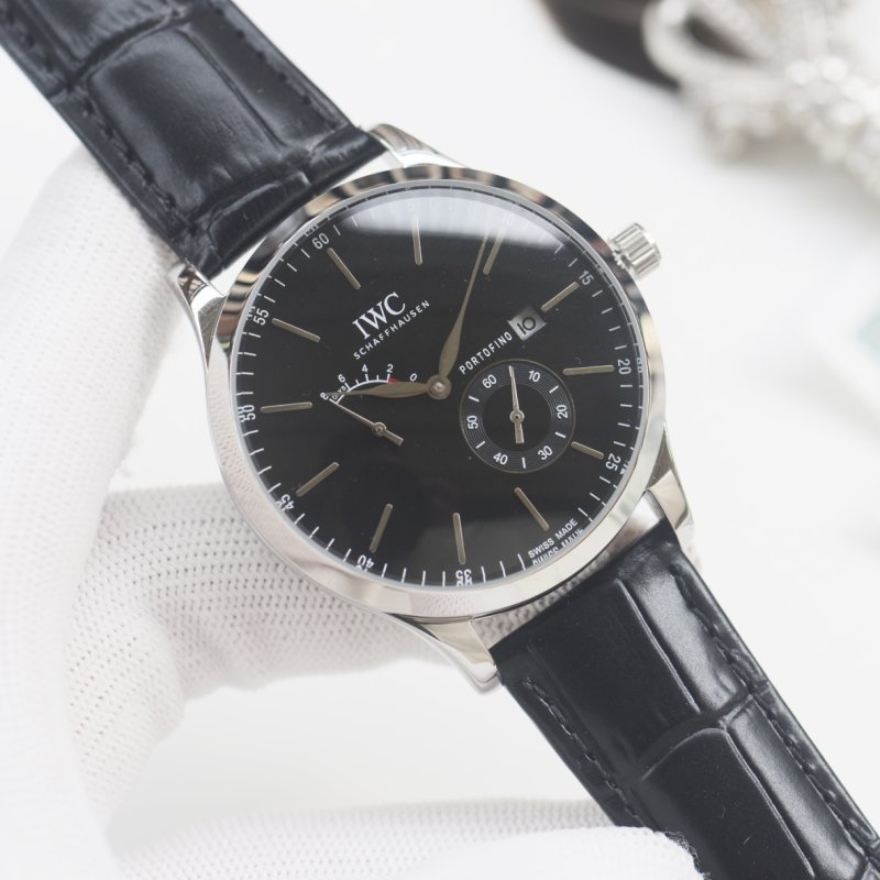 IWC Portofino Automatic Two-Tone Black Dial Watch view