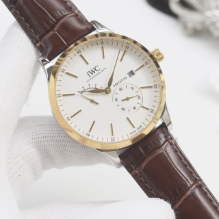 IWC Portofino Automatic Two-Tone Black Dial Watch view 4