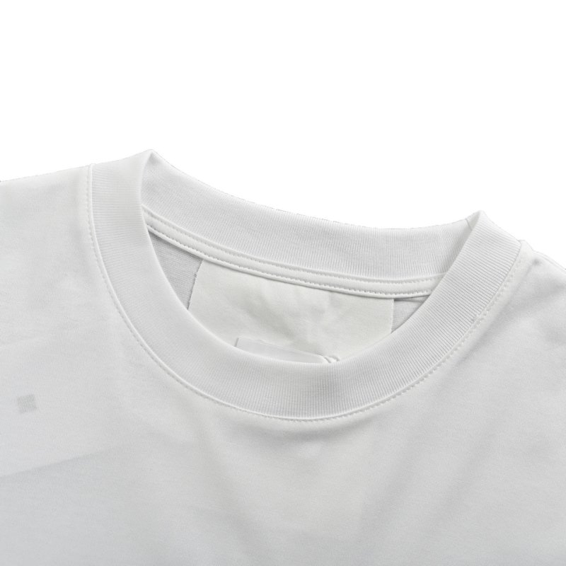White Graphic Print Short Sleeve T-Shirt with Floral Cross Design view