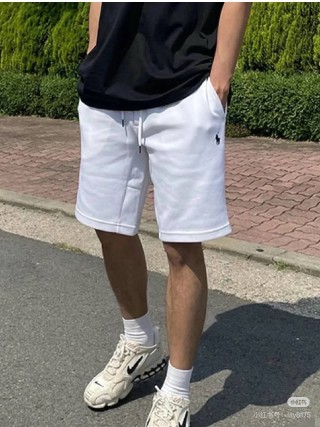 Polo Ralph Lauren Cream Heather Fleece Shorts view 4