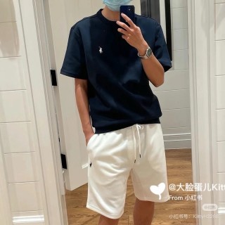 Polo Ralph Lauren Cream Heather Fleece Shorts view 5