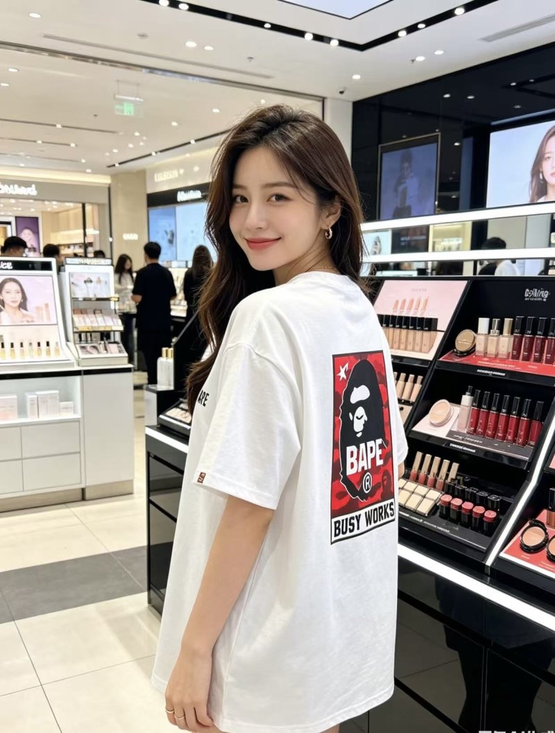 BAPE Busy Works White T-Shirt