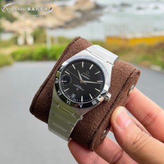 Omega Constellation 41mm Steel Bracelet Watch - Black Dial view 2