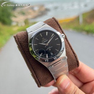 Omega Constellation 41mm Steel Bracelet Watch - Black Dial view 4