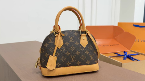 Louis Vuitton Monogram Alma Handbag Brown/Tan