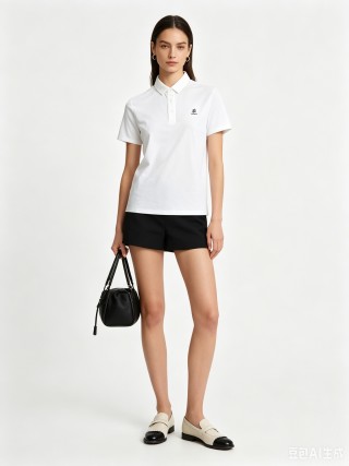 Lacoste Women's Classic White Polo Shirt