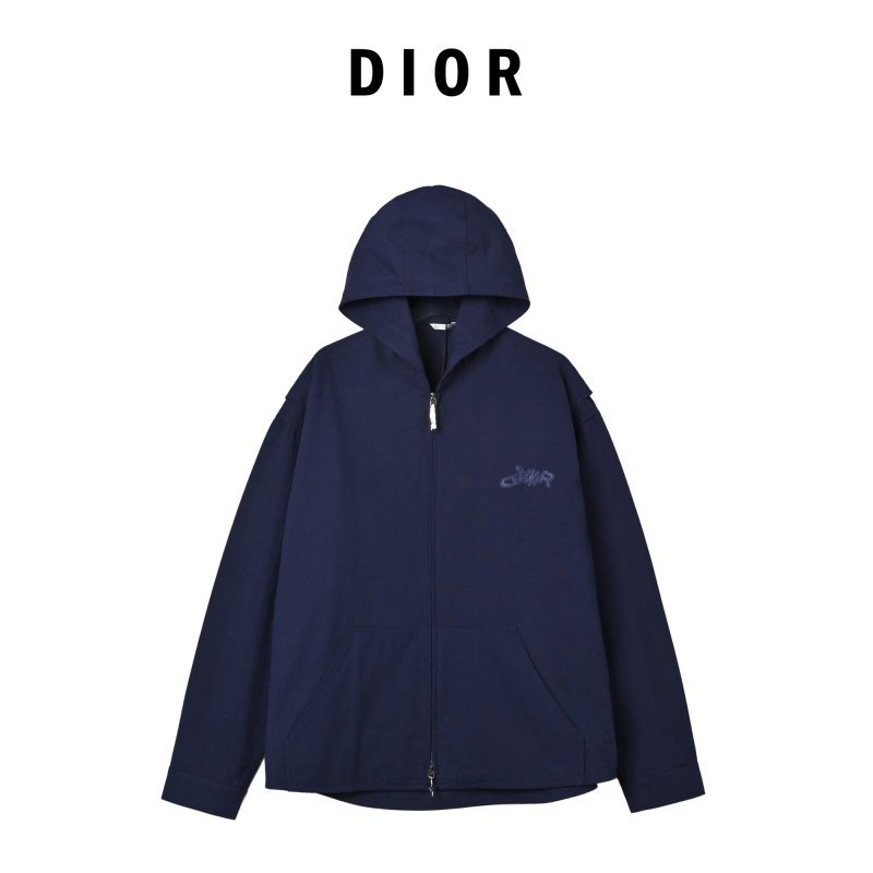 Navy Zip-Up Overshirt Jacket view