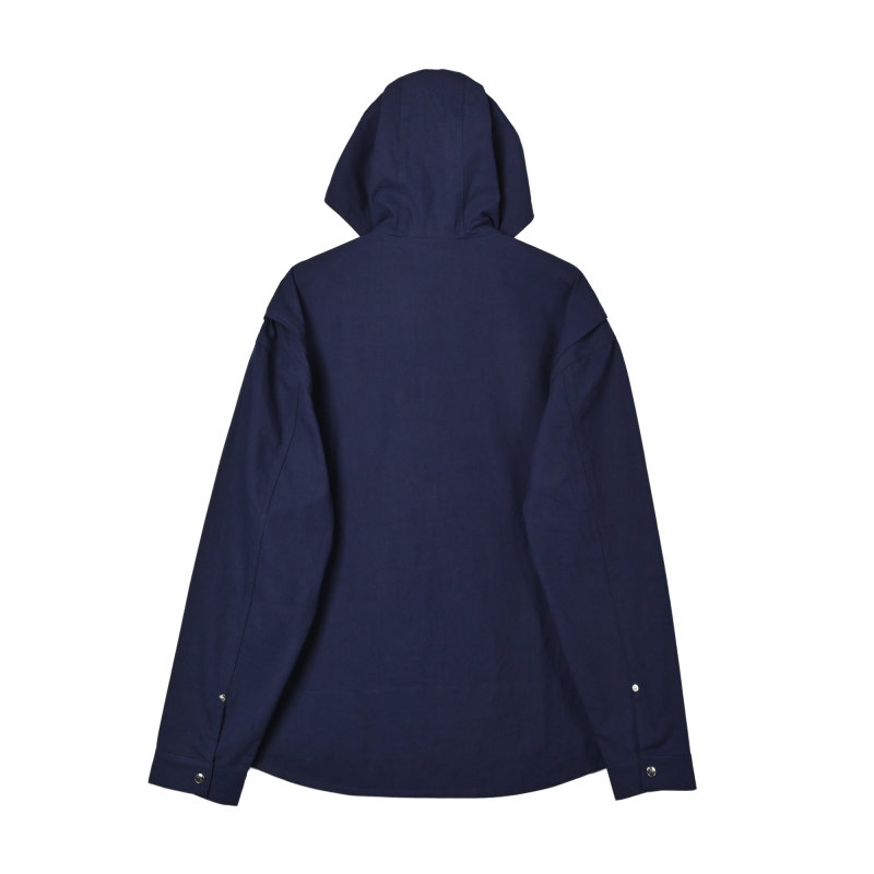 Navy Zip-Up Overshirt Jacket view
