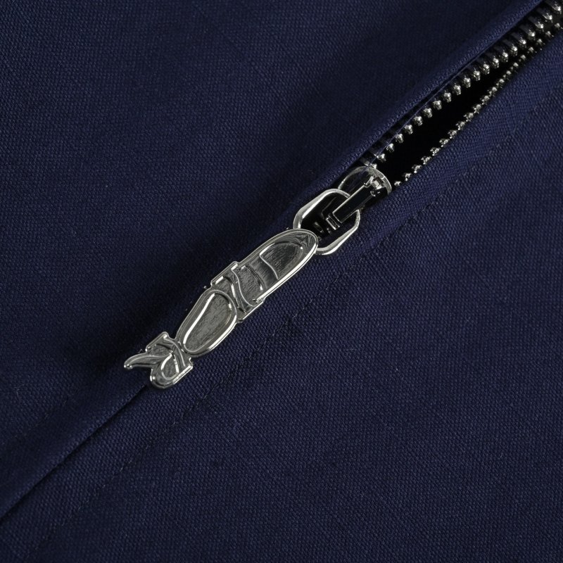 Navy Zip-Up Overshirt Jacket view