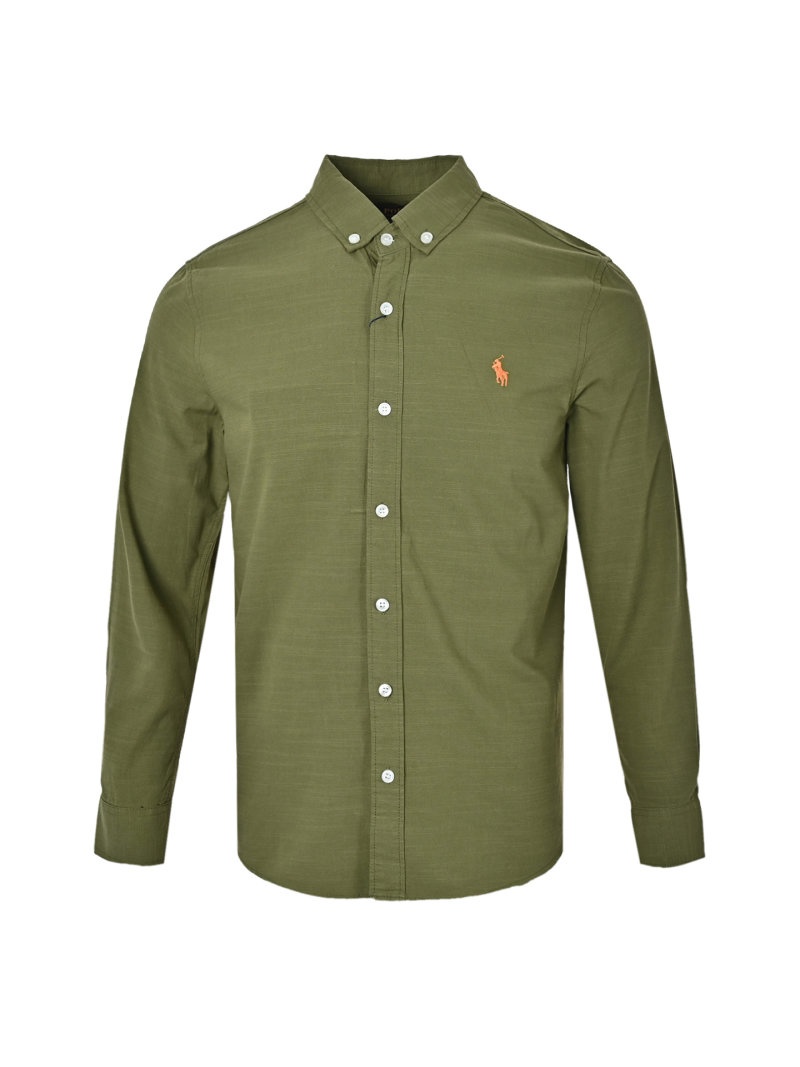 Polo Ralph Lauren Olive Oxford Button-Down Shirt view