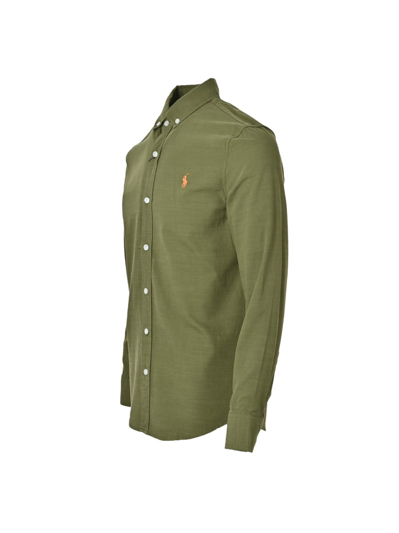 Polo Ralph Lauren Olive Oxford Button-Down Shirt view