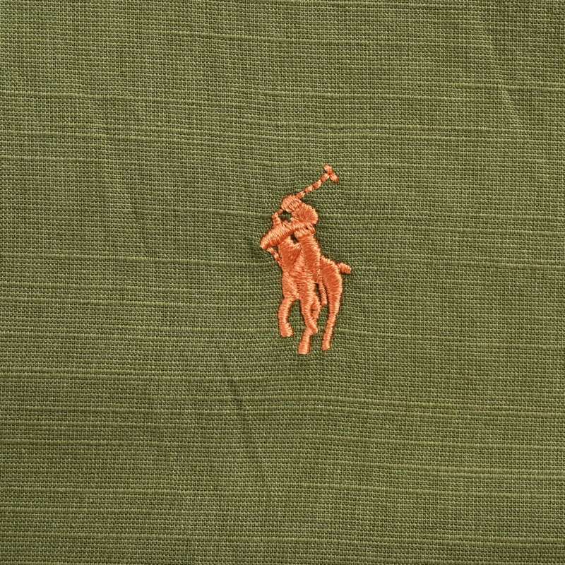 Polo Ralph Lauren Olive Oxford Button-Down Shirt view
