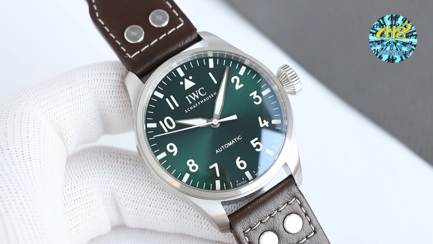 IWC Big Pilot 43mm Green Dial Automatic Watch