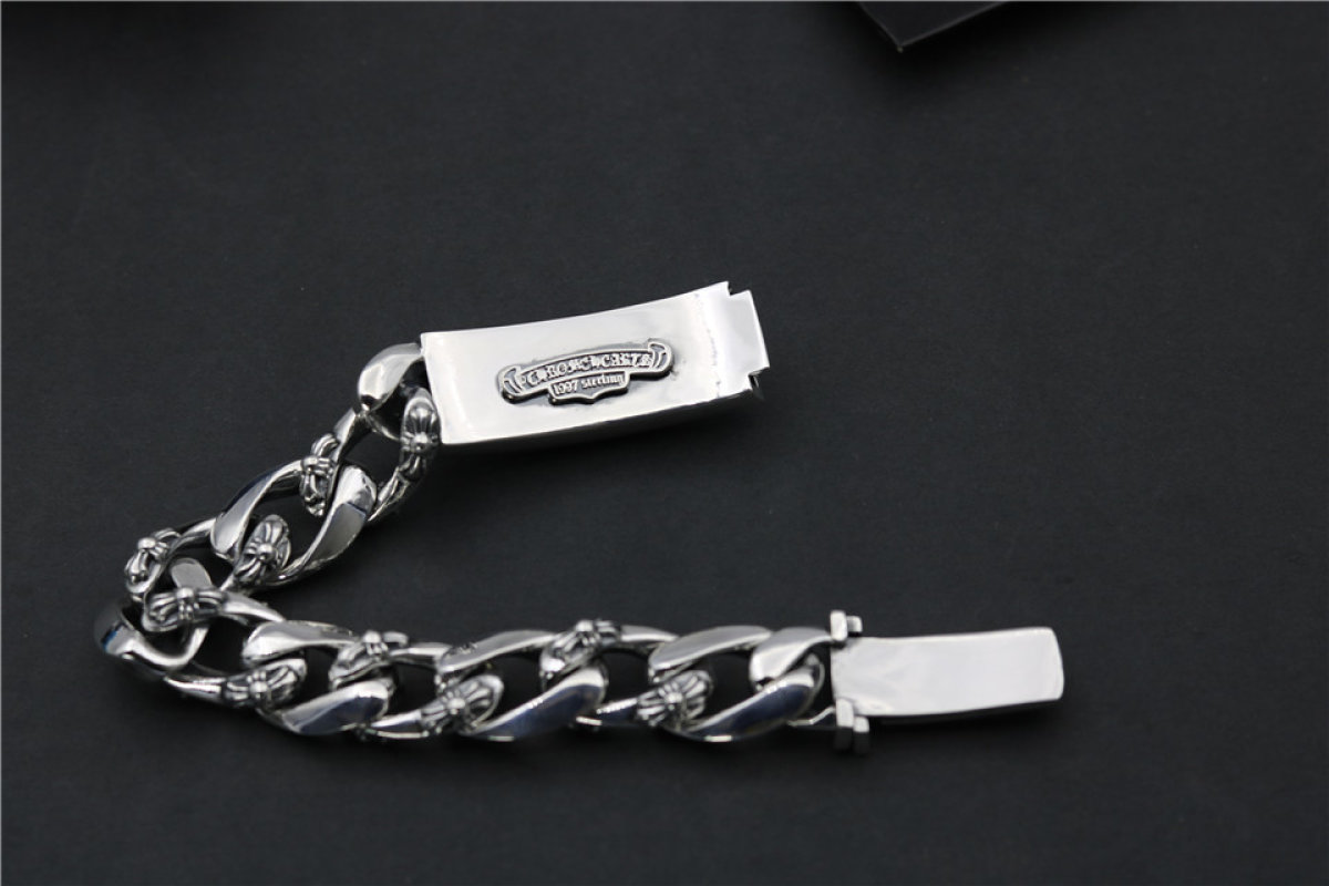 Chrome Hearts Cross Chain Bracelet Silver view