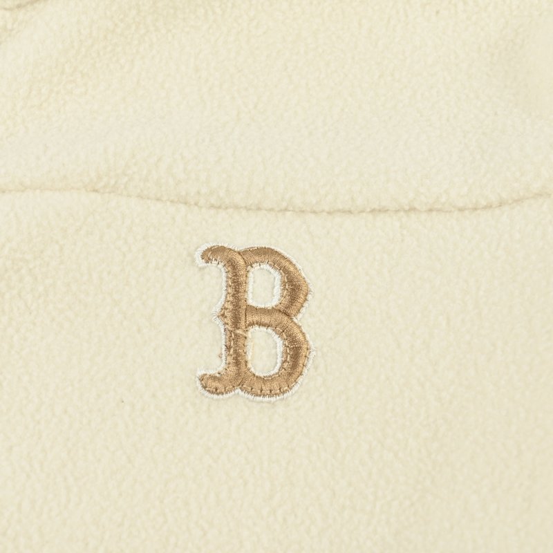 Premium Cream Oversized Windbreaker Jacket with Hood view