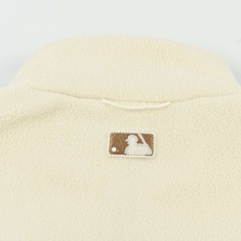 Premium Cream Oversized Windbreaker Jacket with Hood view