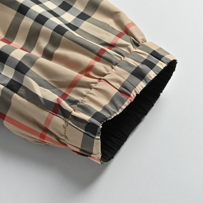 Burberry Black Quilted Jacket with Checked Lining view