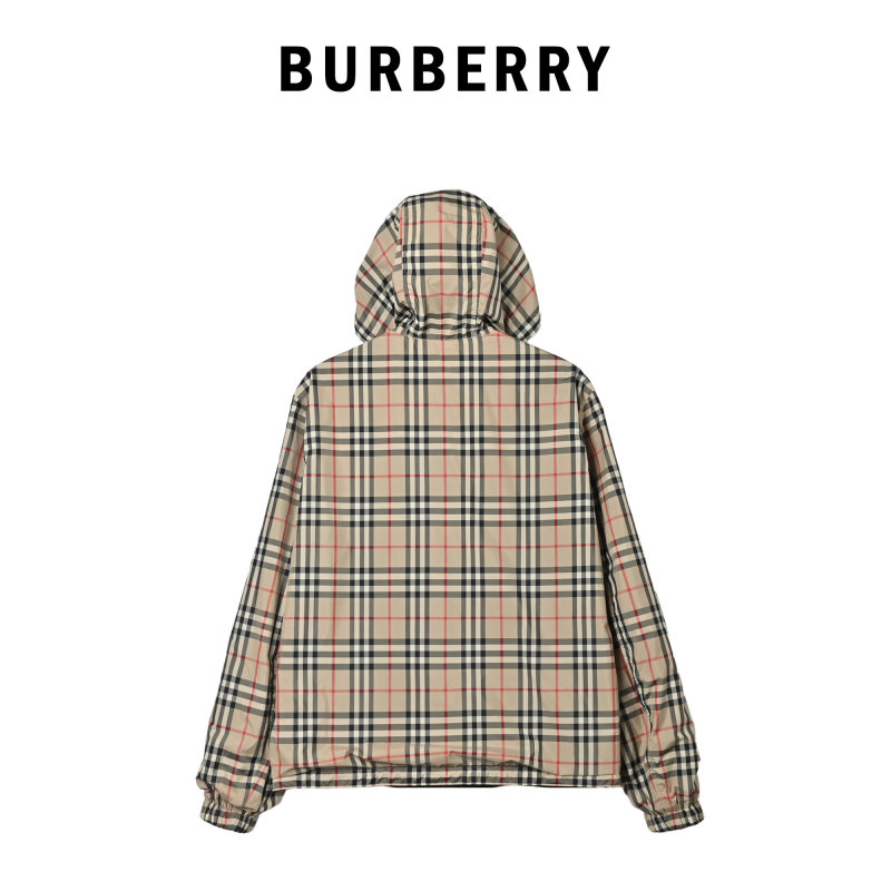 Burberry Black Quilted Jacket with Checked Lining view