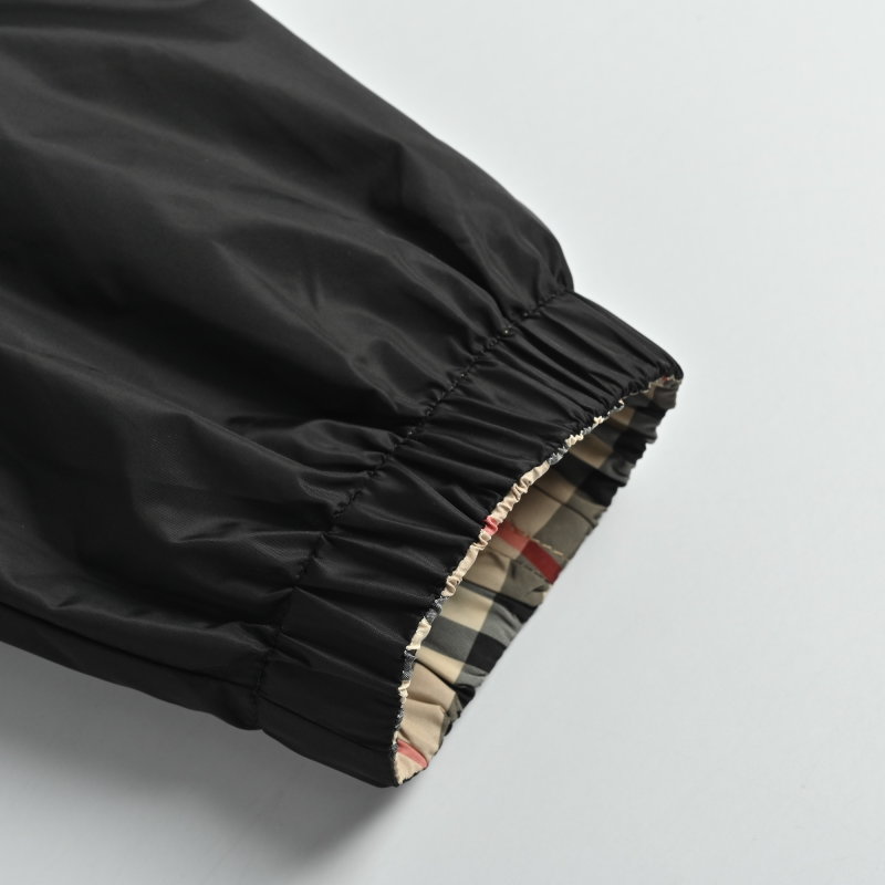 Burberry Black Quilted Jacket with Checked Lining view